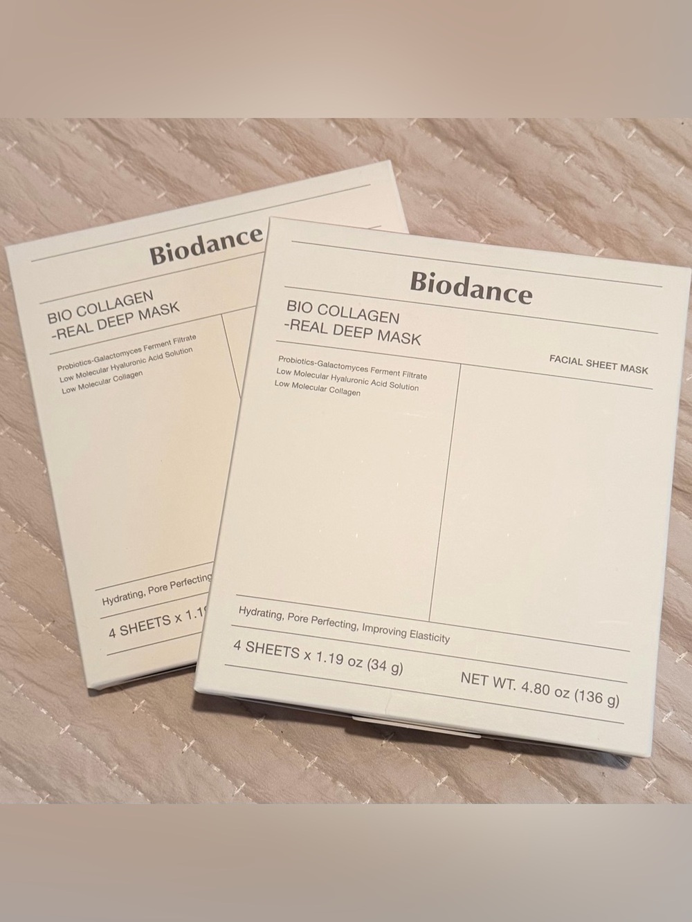 Bio Collagen Real Deep Mask - White (4 Sheets) x 2